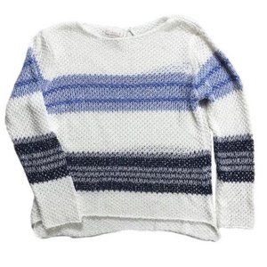Zara White& Blue Sweater